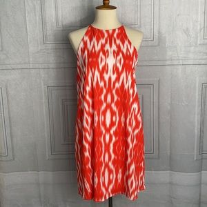 Ikat Print Shift Dress